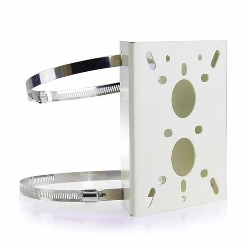 CCTV PTZ Camera Pole Mounting Clamp Bracket in Mild Steel