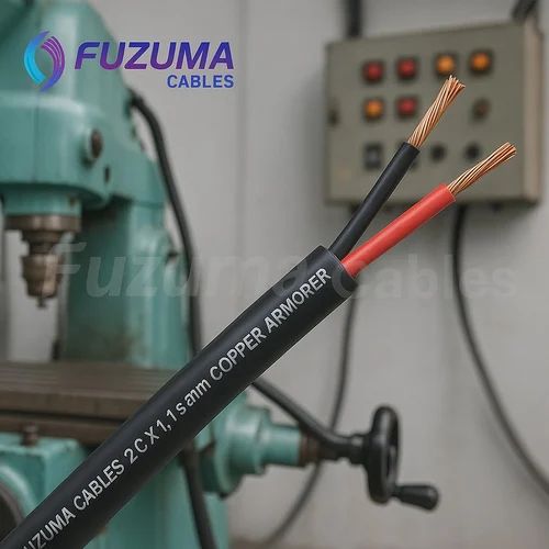 2 Core 2C X 1.5 Sqmm Copper Flexible Cable