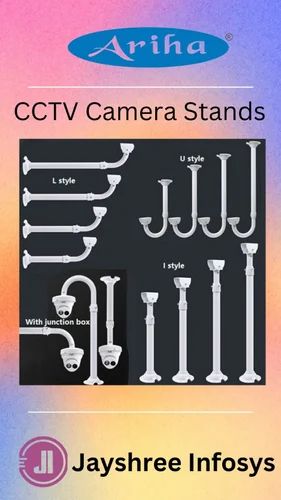Ceiling Mount Adjustable Telescopic CCTV Camera I-Stand Powder Coated