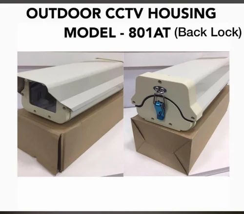 White Plastic Outdoor Cctv Camera Housing