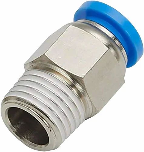 Stainless Steel Push Male Conector