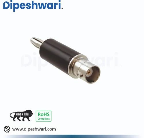 Brass Banana Male to BNC Female Adapter