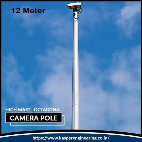 Octagonal CCTV Camera Pole