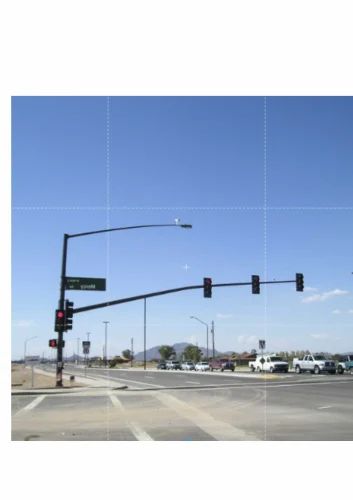 7m Mild Steel CCTV Pole