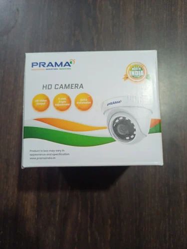 PRAMA 2 MP HD Dome Indoor CCTV Camera, Camera Range: 15 to 20 m