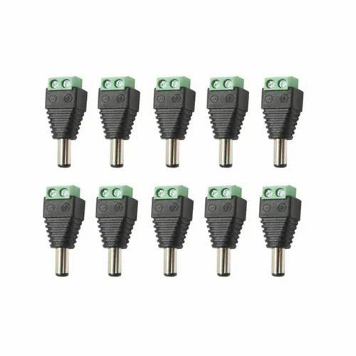 CentIot - 10PCS DC 5521 Power Plug female Connector 5.5 X 2.1mm to Terminal screw connector