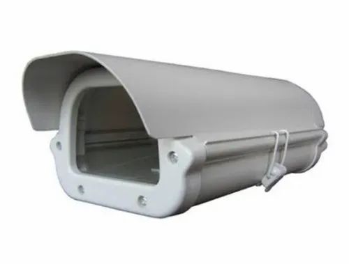Metal Casing White Outdoor Cctv Camera Housing