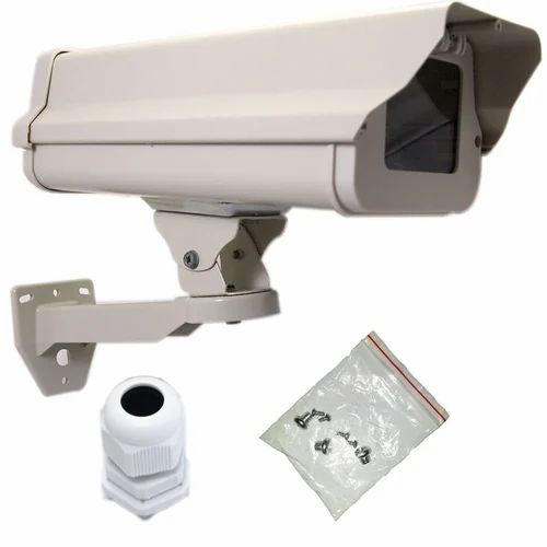 Gray Metal Cctv Camera Outdoor Housing