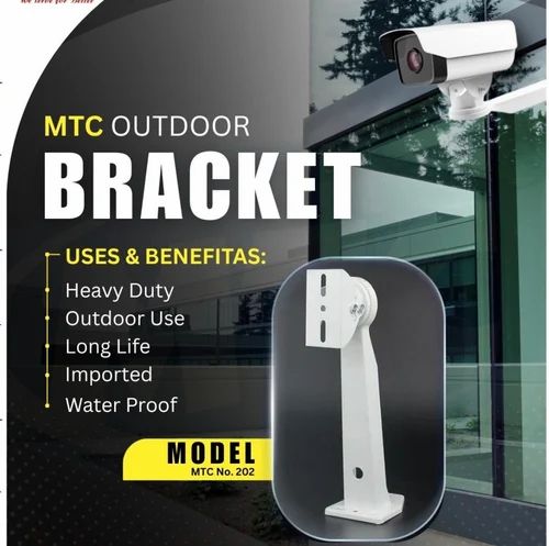 MTC Outdoor Bracket CCTV Camera - Roof Mount (White) - Model MTC No. 202