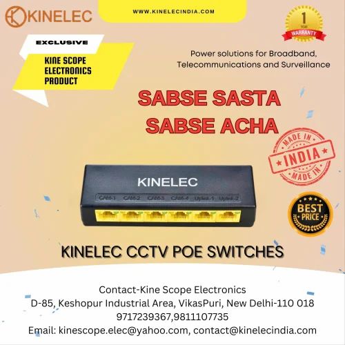 KINELEC POE CCTV SWITCHES / SOLUTION