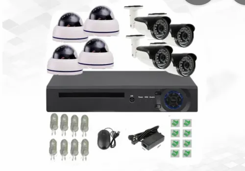 1.3 MP 4 Camera Full Kit, For Outdoor Use