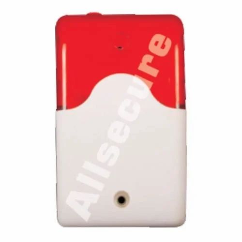 Plastic 110 dB Siren And Strobe, For Industrial, 0.5 Km