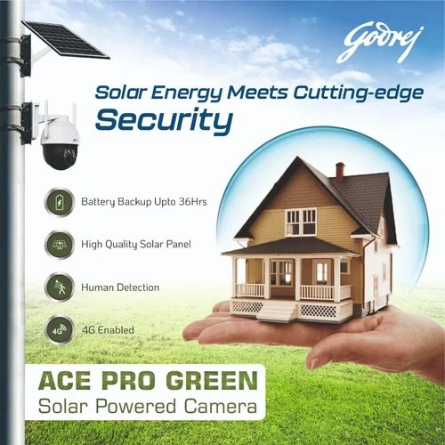 4mp C Mount Solar cctv camera dual lens