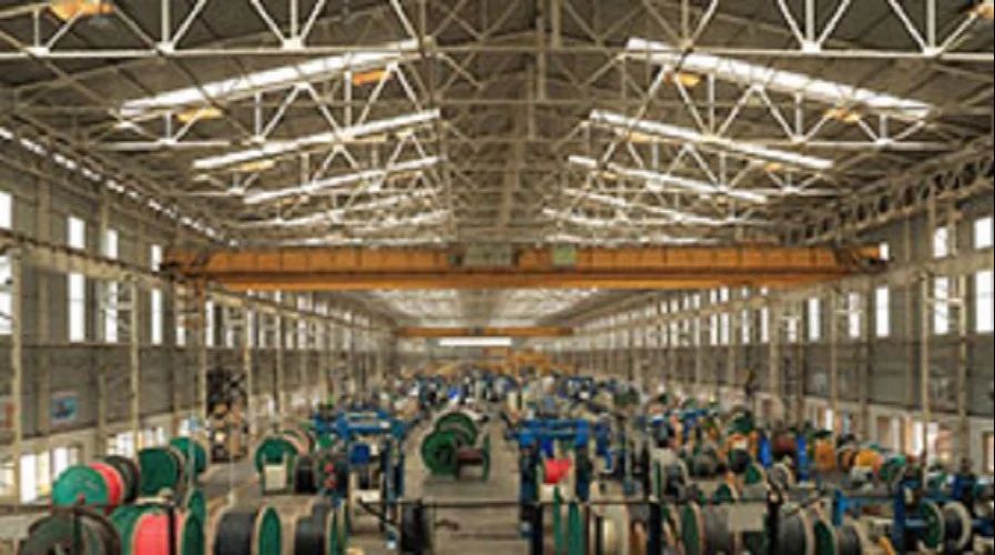 Illumination through natural light at Cables manufacturing unit
