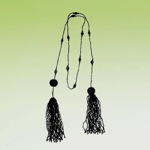 Black Beads Stole
