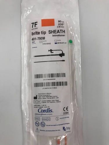 Cordis Britetip Long Sheath Introducer Cordis Diagnostic Brite Tip Sheath Introducer