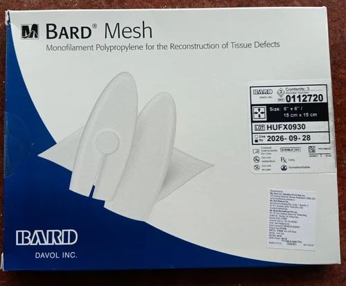 Bard Polypropylene Monofilament Hernia Mesh,