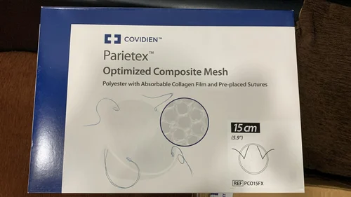 White Polypropylene (PP) Parietex Composite Pco Mesh