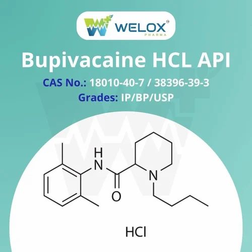 Bupivacaine HCL API Powder (Greater Than 99% Purity)