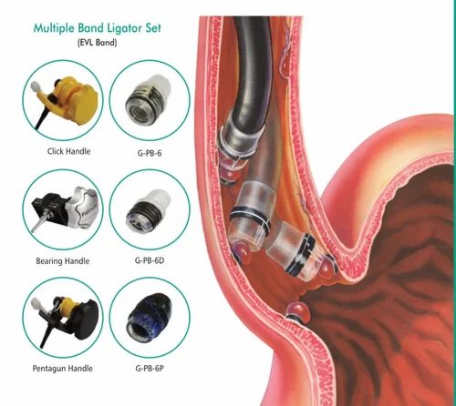 Flexible Scope Endoscopic Multiband Ligator (6 Shots)