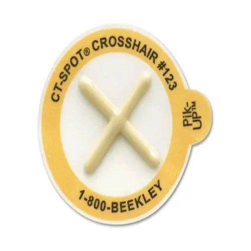 Straight Single Silicone CT-SPOT Crosshair, Size: 8 Fr