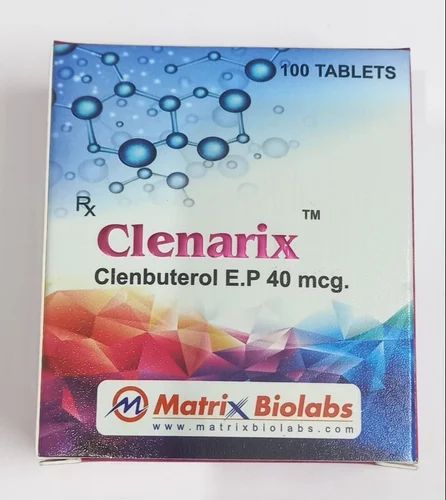 Clenbuterol Clenarix 40mcg Tablets