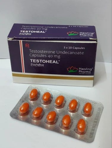 Testoheal Testosterone 40mg Capsules