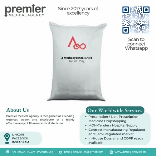 99% Powder 2 Methoxybenzoic Acid, 50kg Bag