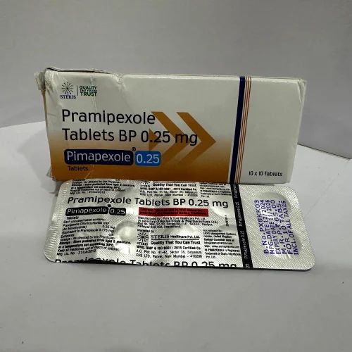 Pimapexole Pramipexole 0.25mg Tablet