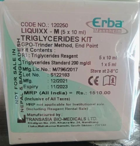 Triglycerides kit - Erba
