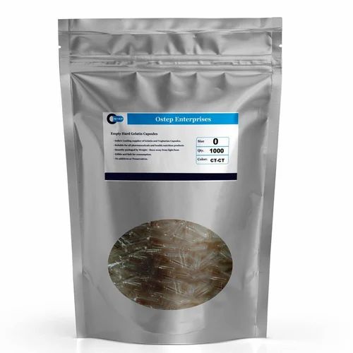 Ostep 500mg Transparent Empty Hard Gelatin Capsules