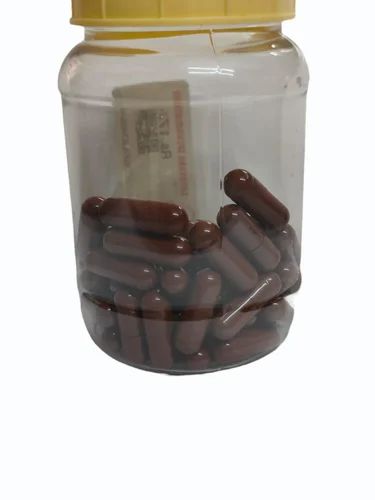Maroon Gelatin Capsules