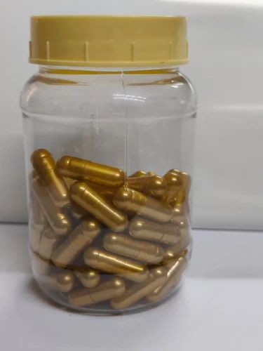 Golden Copper Empty Gelatin Capsules, Size 0
