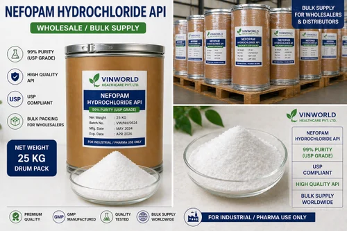 NEFOPREM Nefopam Hydrochloride Api, 25 kg, Grade: Pharma