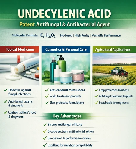 99% Undecylenic Acid (Cas No:112-38-9) Export Only