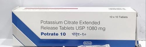 Potassium Citrate EXTENDED RELEASE 1080 MG POTRATE 10