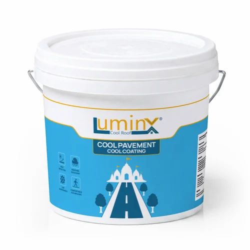 Acrylic LuminX Cool Pavement Coating for Temple Walkways, 250 micron