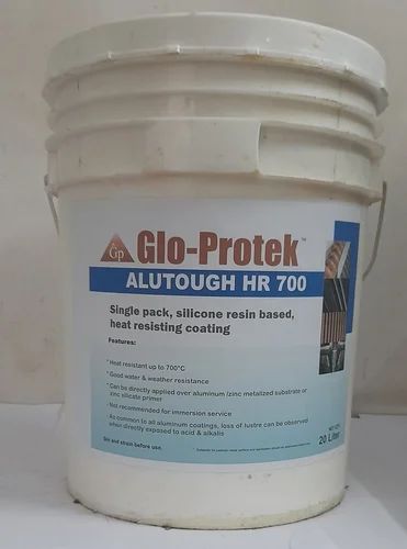 Heat Resistant Paint, For Metal, Packaging Size: 20L