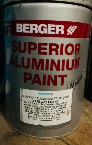 Enamel Berger Superior Aluminum, Packaging Type: Tin