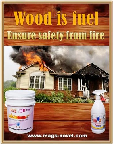 Flame Proof Clear Paint, For Wood, Packaging Size: 20L