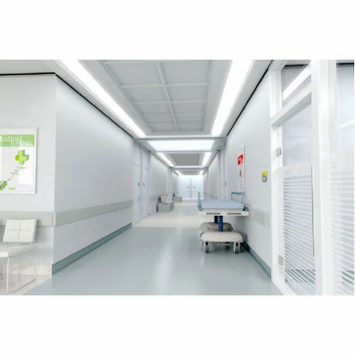 Hospitals Walls Coating, Grey
