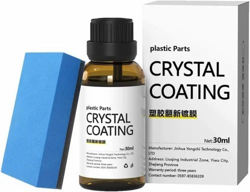 Crystal Coating Bike Plastic Parts 30ml PVC Restorer for Car Revitalizing Coating Agent