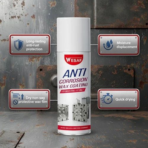 Wesaf Anti Corrosion Wax Coating Spray, Packaging Size: 300 gm