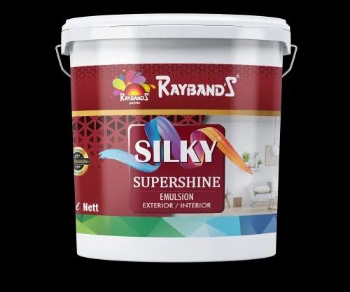Raybands Silky Supershine Elastomeric Emulsion Paint, 20 Ltr, Usage / Application Area: Interior & Exterior
