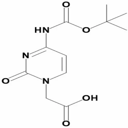 2-(4-((tert-butoxycarbonyl)amino)-2-oxopyrimidin-1(2H)-yl) acetic acid