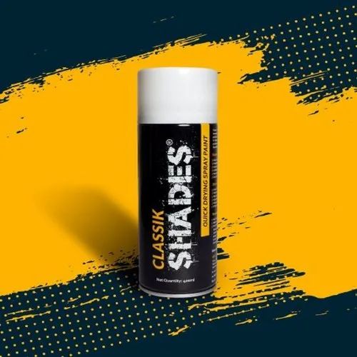 Classik Shades classic Spray Paint, White, Packaging Type: Can