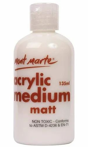 Mont Marte Acrylic Medium Matt, Packaging Size: 135 ml