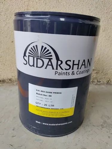 Q.d. Red Oxide Primer, 20 Ltr