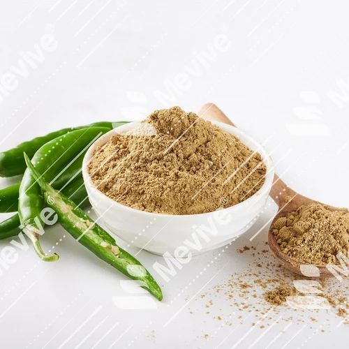 Dehydrated Green Chilli Powder, 25Kgs