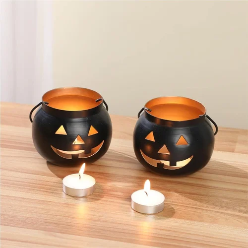 Halloween candle pillar  